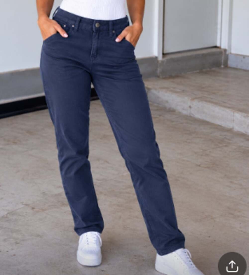 Navy blue corduroy pants size